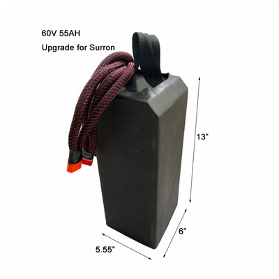 aggiornamento di 60v 55ah 72v 32ah 40ah Li Ion Battery Pack NMC per Sur Ron Light Bee