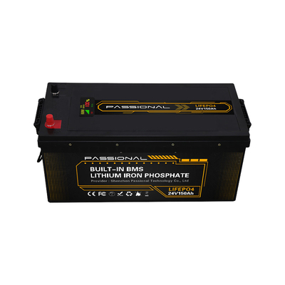 Potere ricaricabile Lifepo4 di 24v 150ah del pacchetto acido al piombo sostitutivo della batteria al litio