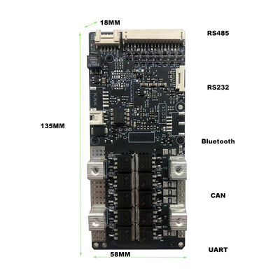 Pacchetto BMS RS485 RS232 72V 20S BMS 200A della batteria della batteria BMS Board 3S-20S