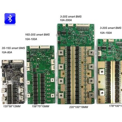 Pacchetto BMS RS485 RS232 72V 20S BMS 200A della batteria della batteria BMS Board 3S-20S
