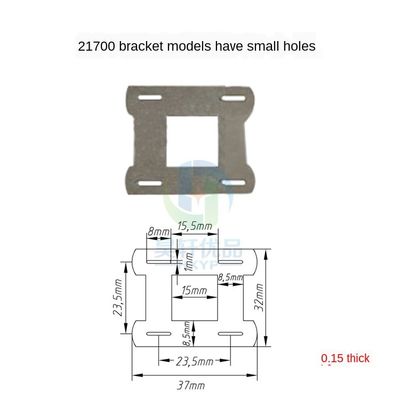 Staffa di supporto della batteria che spazia la striscia del nichel 2P 21700 di 23.5mm per collegamento batteria