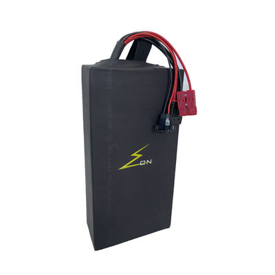Pacchetto nero 21700 della batteria al litio di 60v 53ah 16S11P LiFePO4
