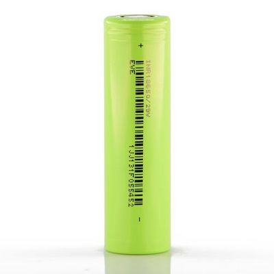 18650 cellule dello ione della batteria 2900mAh 3.7V NCM EVE Lithium verde chiaro per Ebike